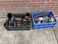 Diverse pvc koppelstukken voor vijver