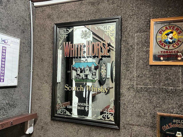 Diverse reclame wandspiegels (8x) - afbeelding 4 van  17