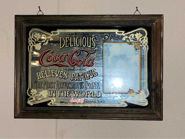 Diverse reclame wandspiegels (8x) - afbeelding 6 van  17