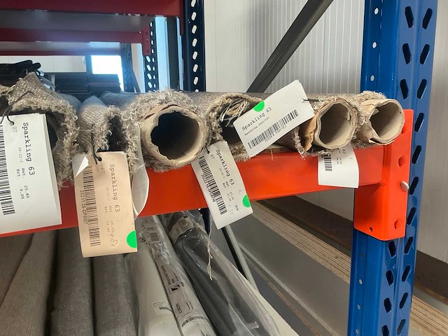 Diverse rollen sparkling meubelstof / textiel (60x) - afbeelding 19 van  19