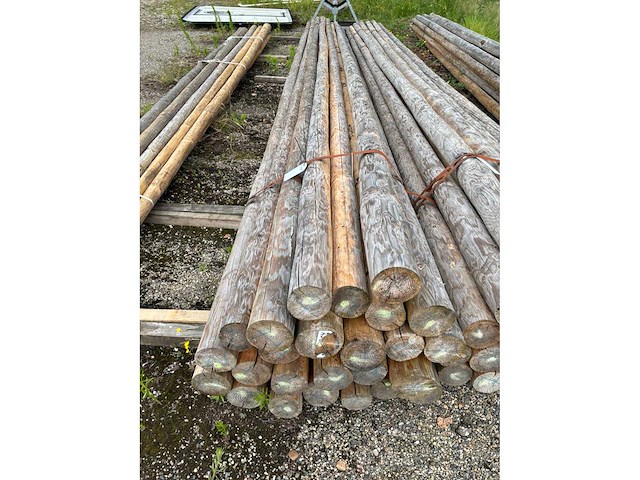 Diverse ronde palen (62x) - afbeelding 4 van  6