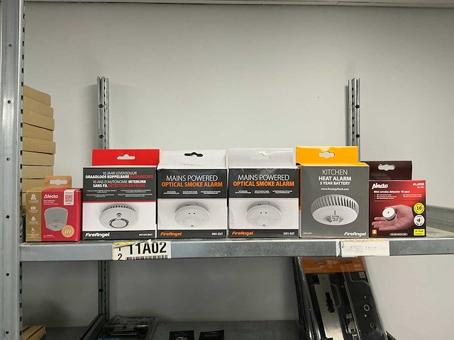 Diverse rookmelders/heat alarm (6x) - afbeelding 1 van  4