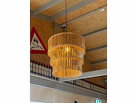 Diverse rotan hanglampen (10x)
