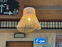 Diverse rotan hanglampen (10x) - afbeelding 2 van  4
