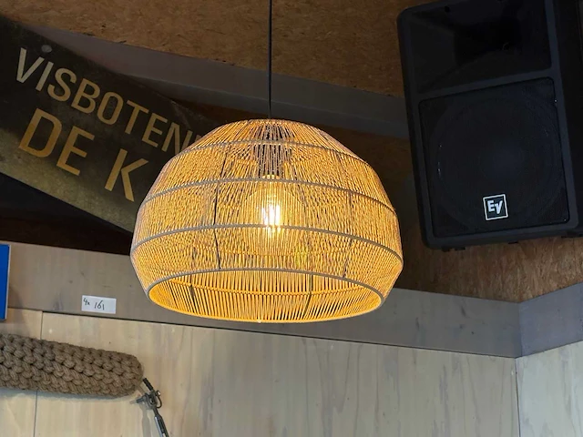 Diverse rotan hanglampen (10x) - afbeelding 3 van  4