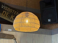 Diverse rotan hanglampen (10x) - afbeelding 3 van  4
