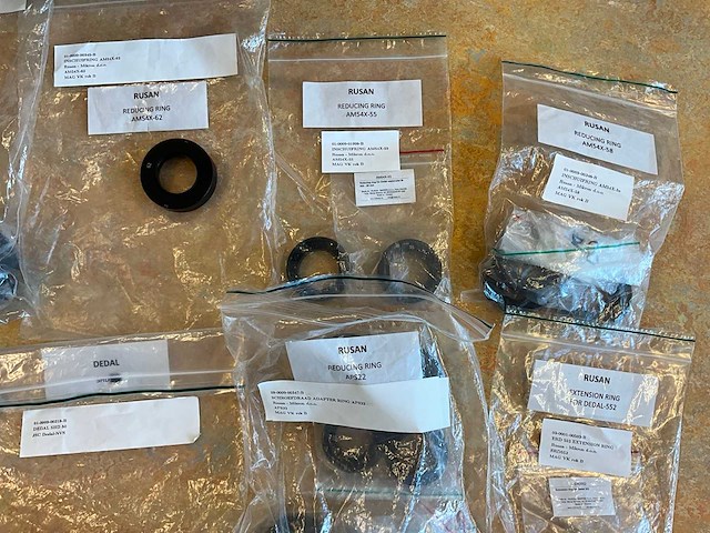 Diverse rusan mikron reducing rings - afbeelding 2 van  4