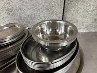 Diverse rvs plateaus (60x) - afbeelding 5 van  6