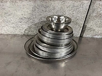 Diverse rvs plateaus (60x) - afbeelding 6 van  6