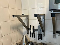 Diverse rvs wandbeugels - afbeelding 1 van  4