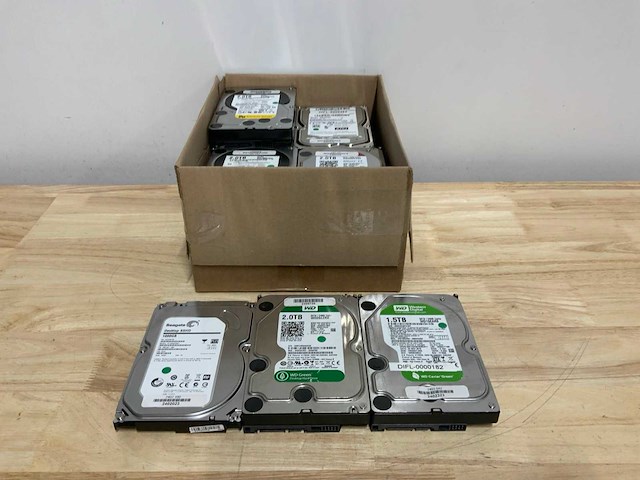 Diverse sata interne hdd 3,5” 1tb/1,5tb/2tb (20x) - afbeelding 1 van  3
