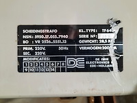 Diverse scheidingstrafo's, de drie electronics, 018 - afbeelding 3 van  5