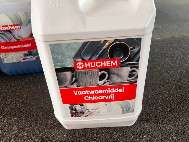 Diverse schoonmaakmiddelen voor professionele afwasmachine, huchem, 2025 - afbeelding 2 van  8
