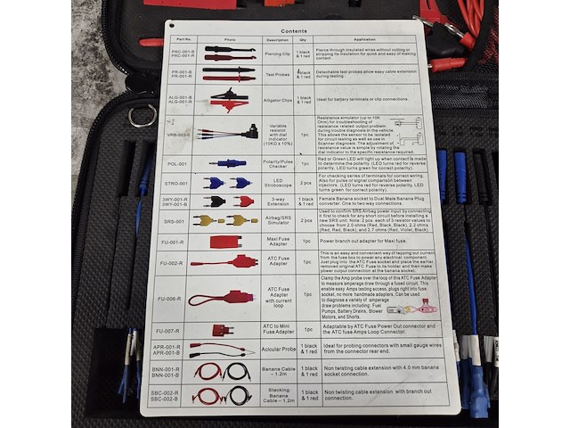 Diverse scoop connectors in opbergtas - afbeelding 10 van  10