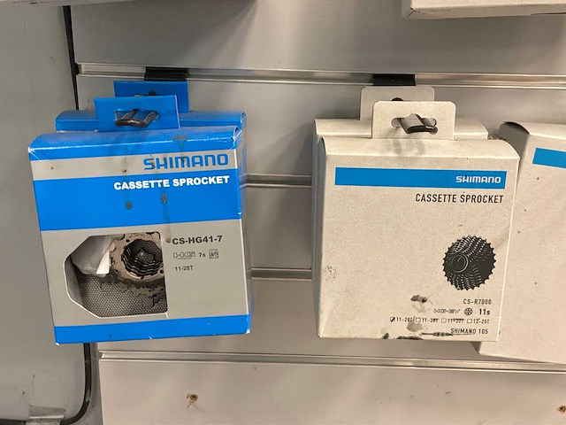 Diverse shimano cassette sprockets (10x) - afbeelding 5 van  5
