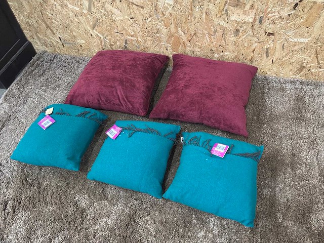Diverse sierkussens (5x) - afbeelding 2 van  8