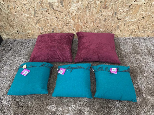Diverse sierkussens (5x) - afbeelding 3 van  8