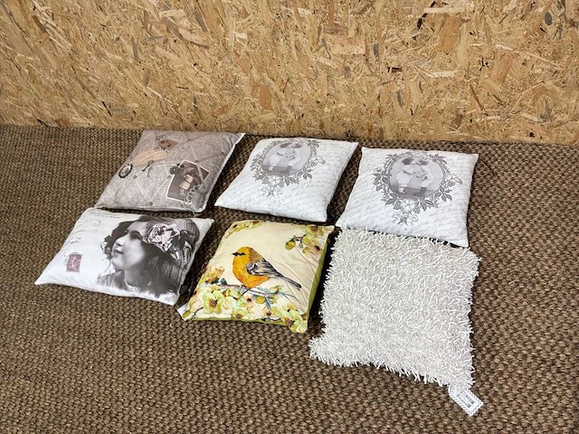 Diverse sierkussens (6x) - afbeelding 3 van  8