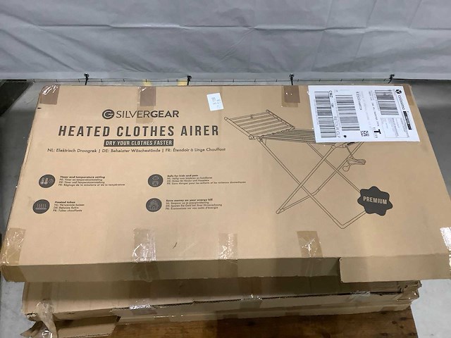 Diverse silvergear verwarmde wasrekken (9x) - afbeelding 4 van  6