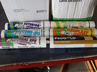 Diverse soorten kit o.a. den braven silicone-no, acryl exterior + & hybriseal 2ps - afbeelding 2 van  5