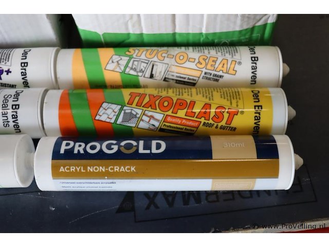 Diverse soorten kit o.a. den braven silicone-no, acryl exterior + & hybriseal 2ps - afbeelding 5 van  5