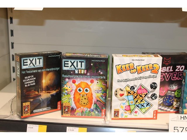 Diverse spellen 999games w.o. halli galli, regenwormen, keer op keer ii etc., 11 stuks. - afbeelding 2 van  4