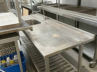 Diverse spoel en werktafels ( rvs ) - afbeelding 2 van  5