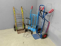 Diverse steekwagens (4x)