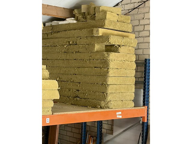 Diverse steenwol isolatiematerialen. 10 x 60/200/12 en 6 x 60/170/8 en rest stukken - afbeelding 3 van  3