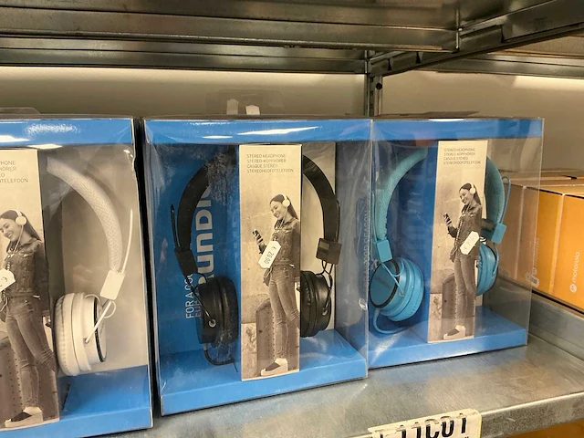 Diverse stereo headphones (12x) - afbeelding 3 van  4