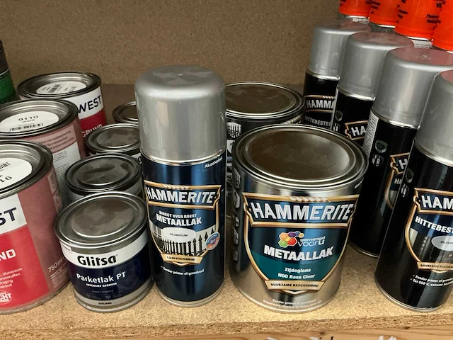 Diverse tenco beits en hammerite lakken - afbeelding 7 van  8