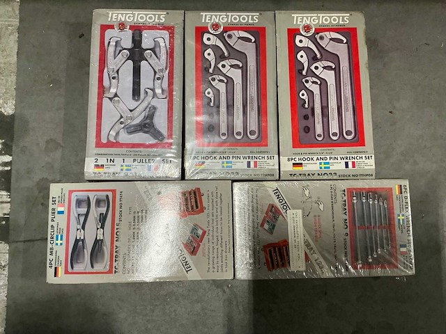 Diverse tengtools gereedschapsets (5x) - afbeelding 1 van  1