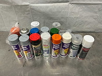 Diverse verfspuitbussen (19x) - afbeelding 2 van  8