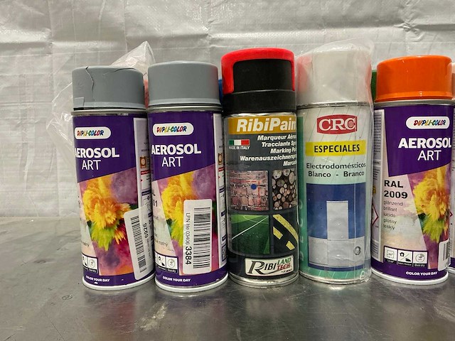 Diverse verfspuitbussen (19x) - afbeelding 4 van  8
