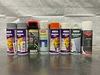 Diverse verfspuitbussen (19x)