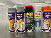 Diverse verfspuitbussen (19x) - afbeelding 4 van  8