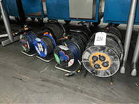 Diverse verlengkabel op haspel (9x) - afbeelding 1 van  8