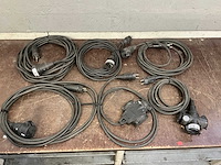 Diverse verlengkabels (6x) - afbeelding 1 van  8