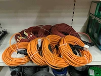 Diverse verlengkabels (8x)