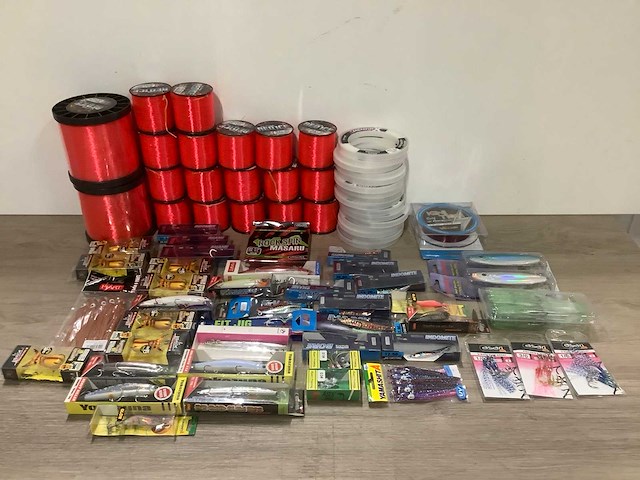 Diverse vis accessoires (76x) - afbeelding 1 van  9