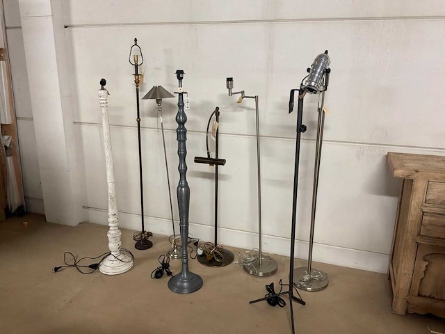Diverse vloerlampen (8x) - afbeelding 1 van  12