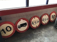 Diverse waarschuwingsborden (5x)