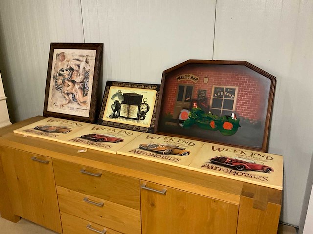 Diverse wandafbeeldingen (7x) - afbeelding 1 van  9