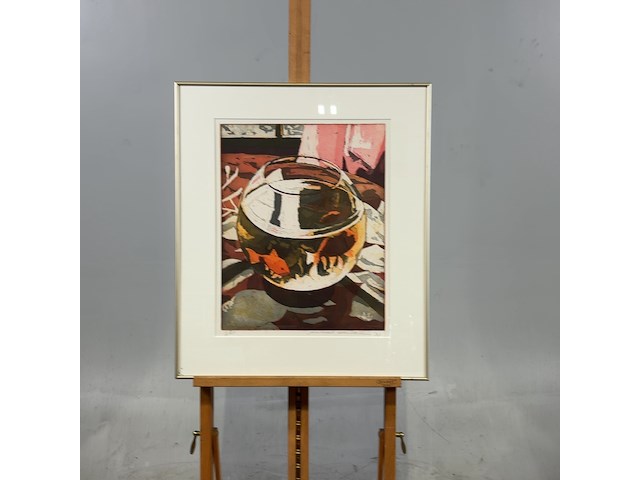 Diverse wanddecoratie, o.a. henk timmer, p.v. leersum en betty scheer - afbeelding 1 van  6