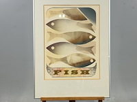 Diverse wanddecoratie, o.a. henk timmer, p.v. leersum en betty scheer - afbeelding 2 van  6