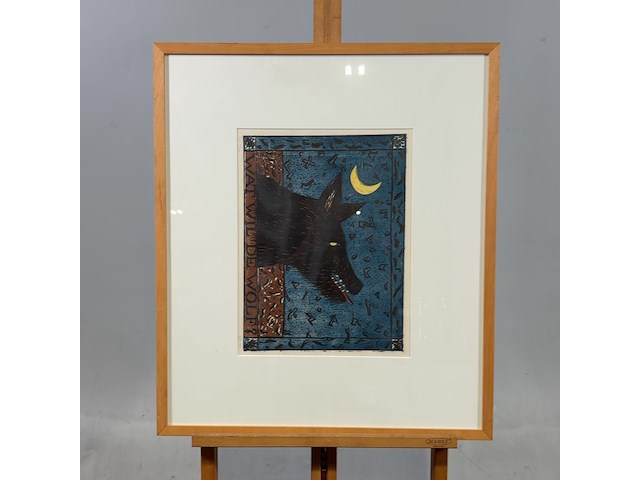 Diverse wanddecoratie, o.a. henk timmer, p.v. leersum en betty scheer - afbeelding 4 van  6