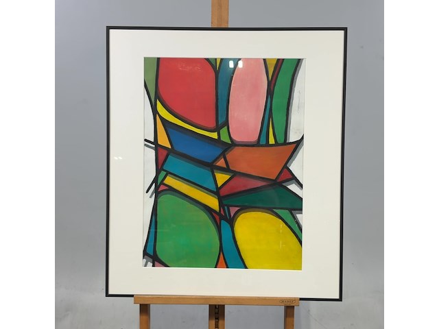 Diverse wanddecoratie, o.a. henk timmer, p.v. leersum en betty scheer - afbeelding 5 van  6