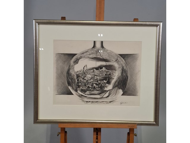 Diverse wanddecoratie, o.a. j. de leeuw - afbeelding 1 van  15
