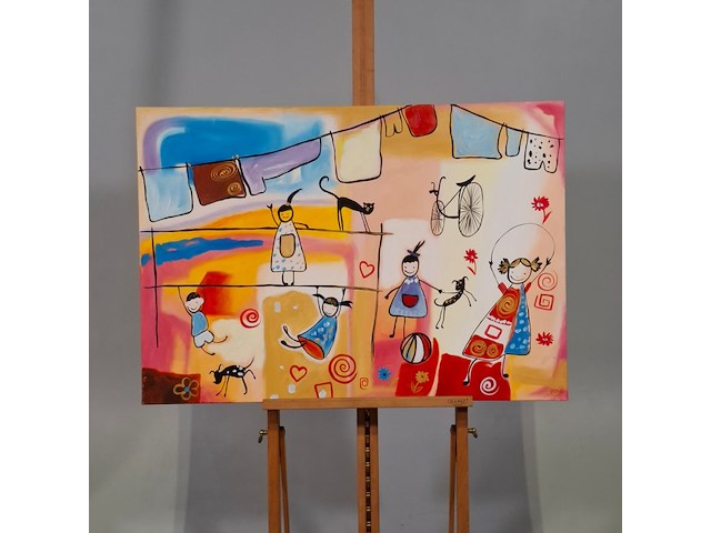 Diverse wanddecoratie, o.a. j. de leeuw - afbeelding 15 van  15