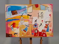 Diverse wanddecoratie, o.a. j. de leeuw - afbeelding 15 van  15